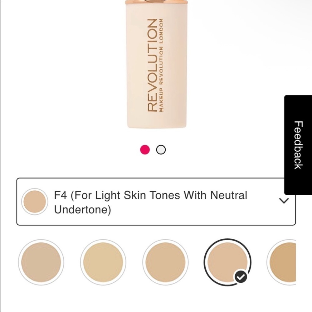 F4 - Fast Base Stick Foundation, Makeup Revolution - Picture 4 of 9